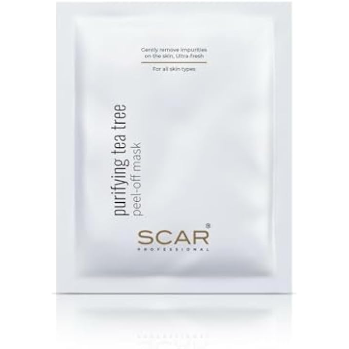 SCAR FACE CARE PEEL-OFF MASK, 30G PACK OF 5, MADE IN FRANCE EXFOLIATING FACIAL MASK FOR BLEMISHES AND UNEVEN SKIN TONE - Image 4